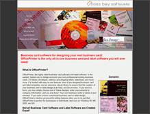 Tablet Screenshot of businesscardsoftware.net
